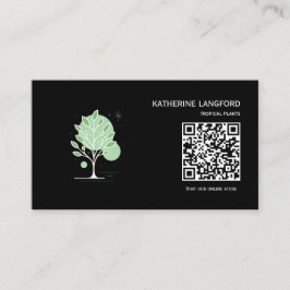 Cartão De Visita Marca Personalizada da Greenleaf Nursery 
