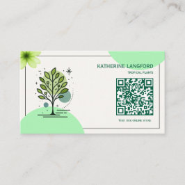 Cartão De Visita Marca Personalizada da Greenleaf Nursery 
