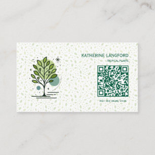 Cartão De Visita Marca Personalizada da Greenleaf Nursery