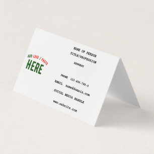 CARTÃO DE VISITA MARCA VERIFICADA BRANCA PERSONALIZÁVEL MODERNA