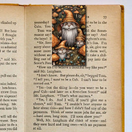 Cartão De Visita Marcadores de Favoritos do Autumn Gnomos