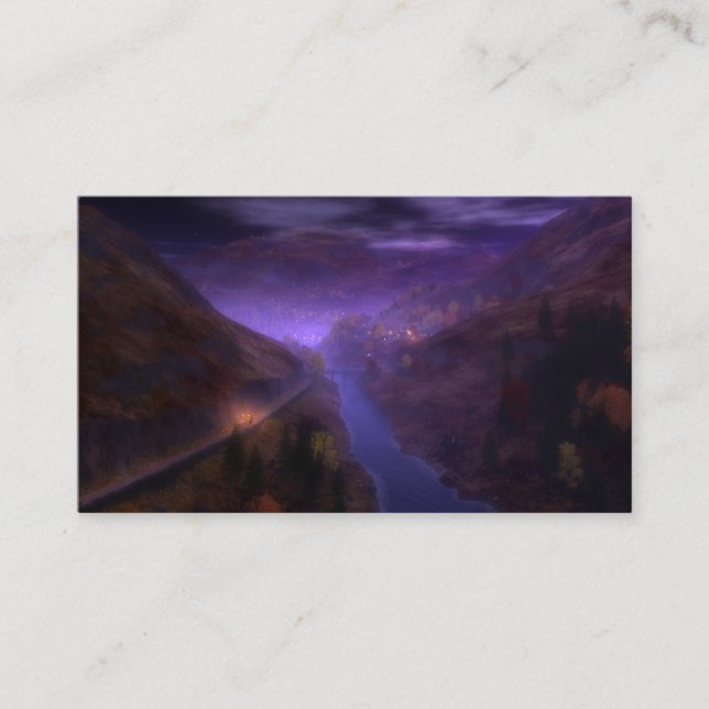 Cartão De Visita Marcadores de Luzes Domésticas do Highland (Frente)