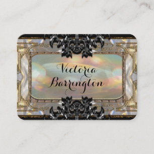 Cartão De Visita Marchelayne, 2,5", Pearl Professional Round