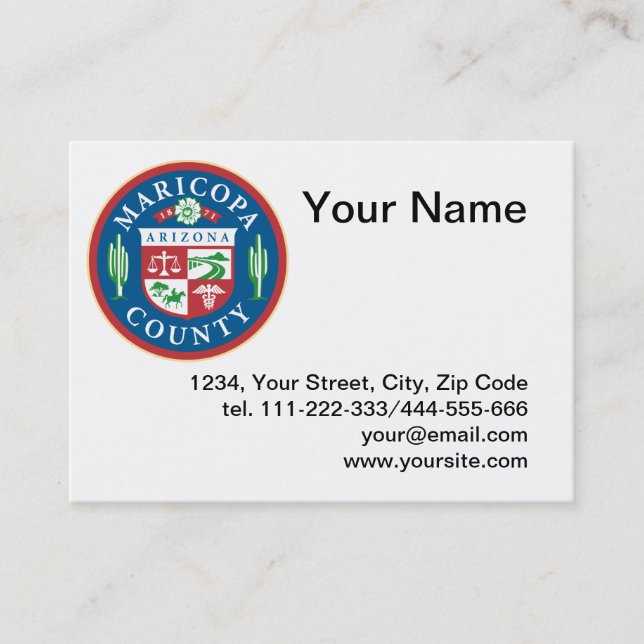 Cartão De Visita Maricopa (Frente)