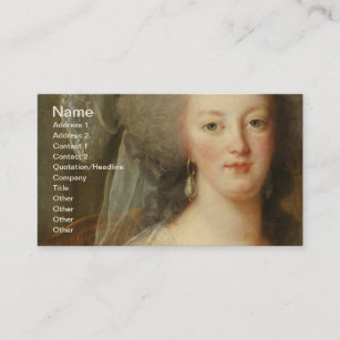 Cartão De Visita Marie Antoinette & Children Le Brun Fine Art
