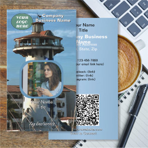 Cartão De Visita Marina Vallarta 0948 Código QR