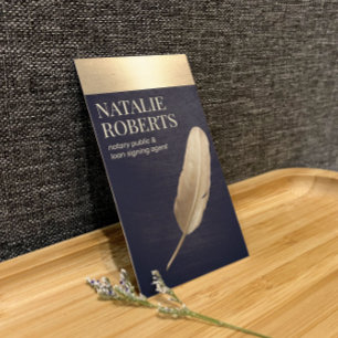 Cartão De Visita Marinho do Agente de Assinatura de Empréstimo Not