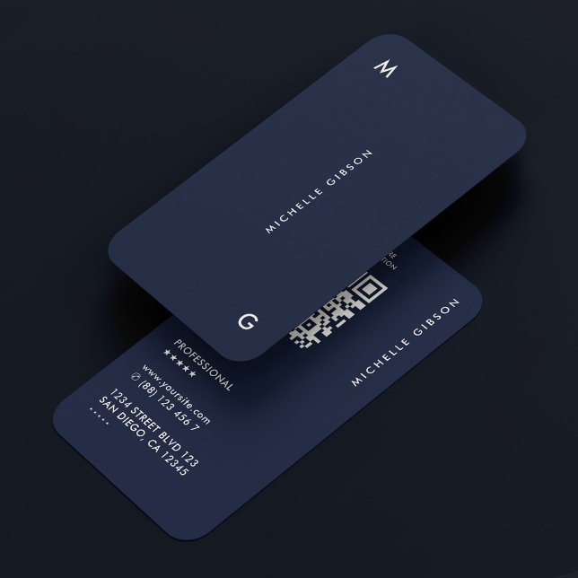 Cartão De Visita Marinho Escuro Simples Profissional (Dark Navy Modern Simple Professional Business Card
☆★
☆★
☆★
☆★
☆★
4.8 out of 5 stars rating
(36191)
)