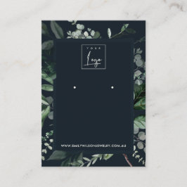 Cartão De Visita Marinho Preto Folheto Moldura Fauna Vídeo Logotipo