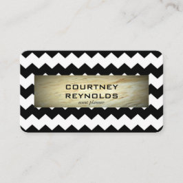 Cartão De Visita Mármaco-padrão do reverso preto e branco