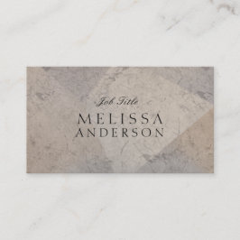 Cartão De Visita Mármore chique profissional