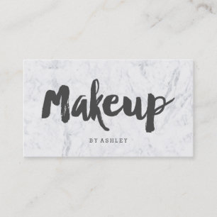 Cartão De Visita Mármore cinzento moderno da tipografia do