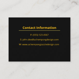 Cartão De Visita Mármore Dourado Abstrato – Opulento Profissional d