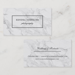 Cartão De Visita Mármore moderno