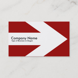 Cartão De Visita Marrom 990000 da seta v3 (branco) -