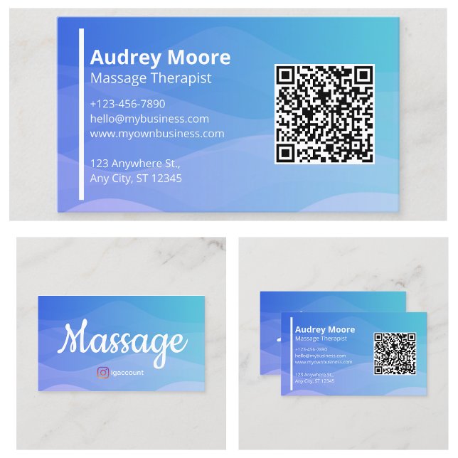 Cartão De Visita Massagem de Reflexologia por Quirprática Profissio (Professional Chiropractic Reflexology Massage Business Card
)