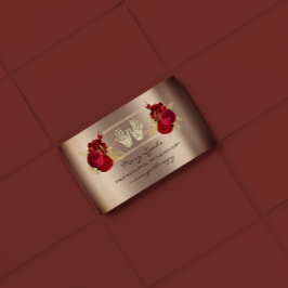 Cartão De Visita Massagem Reflexologia Reiki Mãos Código QR Rosa Do