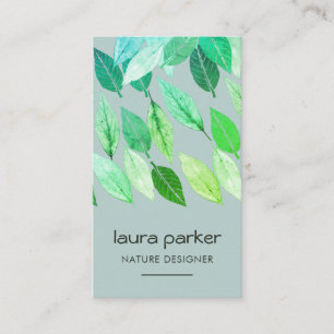 Cartão De Visita Massagem seca da meditação da ioga da natureza d