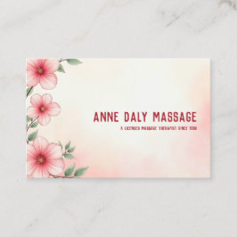 Cartão De Visita Massagem Terapista QR