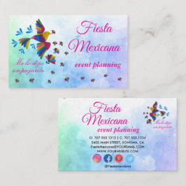 Cartão De Visita "Me lo dijo un pajarito" Arte Mexicano Estándar