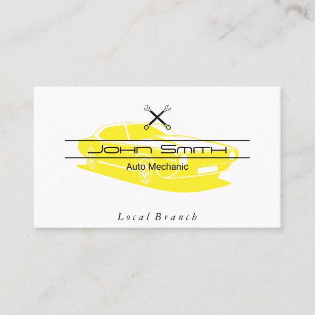 Cartão De Visita Mecânica | Engenheiro | Molas (Frente)