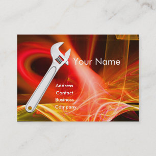 CARTÃO DE VISITA MECÂNICA METÁLICA FRANCESA,MECANISMO DE PLUMBERS