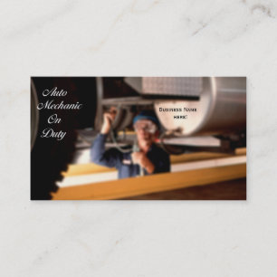 Cartão de visita Mecânico automático