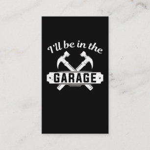 Cartão De Visita Mecânico Pai artesão Garage Repairman