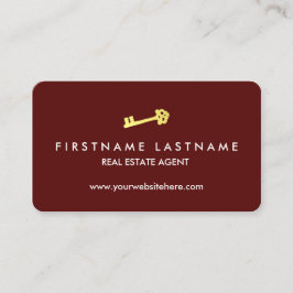 Cartão De Visita Mediador imobiliário luxuoso