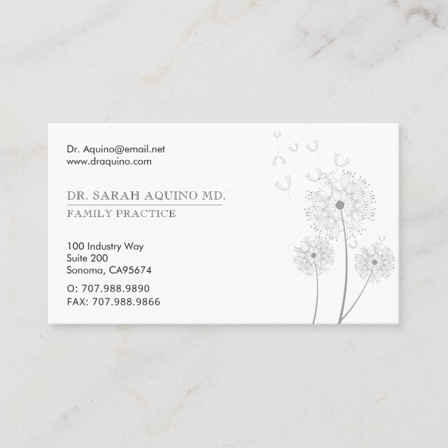 Cartão De Visita Médico (Frente)