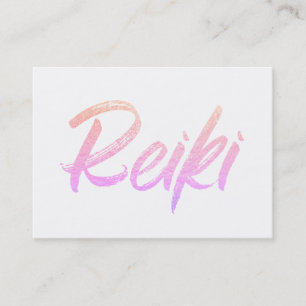 Cartão De Visita Médico cura ou mestre da energia de Reiki do *~*