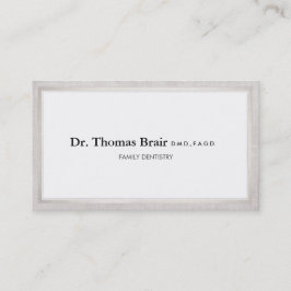 Cartão De Visita Médico Elegante Profissional