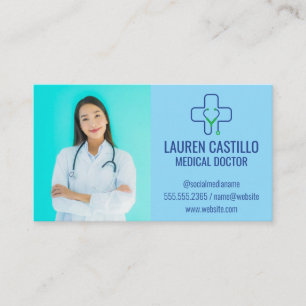 Cartão De Visita Médico Logotipo de Saúde do Hospital