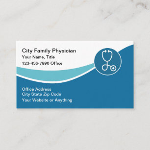 Cartão De Visita Médico Médico Médico Moderno