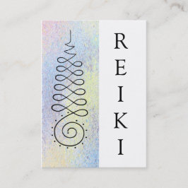 Cartão De Visita Médico mestre de Reiki da geometria sagrado do *~*
