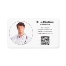 Médico moderno Foto Código QR Código de QR Minim