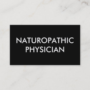 Cartão De Visita médico naturopathic