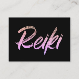 Cartão De Visita Médico ou mestre do curandeiro da energia de Reiki
