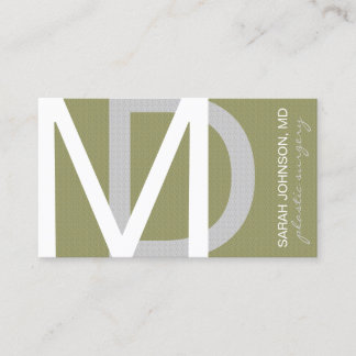 Cartão De Visita Médico Texturizado ESCOLHA COR DE FUNDO