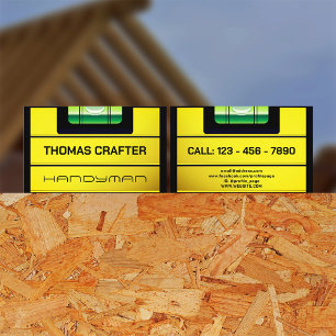 Cartão De Visita Medidor de bolhas de nível de aguardente