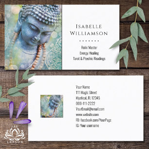 Cartão De Visita Meditação Buddha Zen Reiki Yoga Sagrada Espiritual