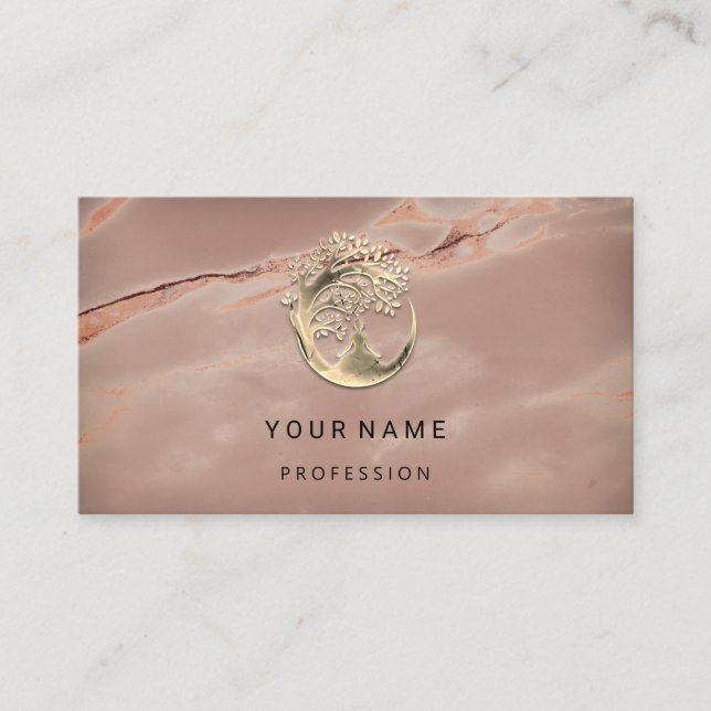 Cartão De Visita Meditação de Bem-Estar Terapêutica Yoga Couch SPA (Frente)