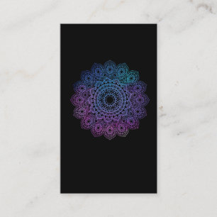 Cartão De Visita Meditação de Chakra para a cicatrização espiri