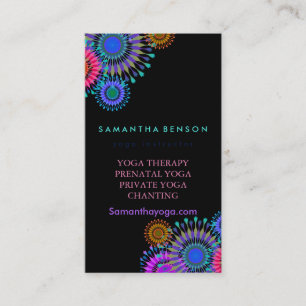 Cartão De Visita Meditação de Ioga do Logotipo Elegante