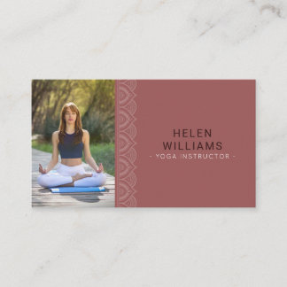 Cartão De Visita meditação de yoga personalizada