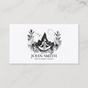 Cartão De Visita Meditação espiritual do Crystal Energy Healer Chak