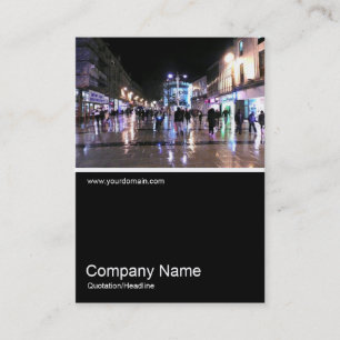 Cartão De Visita Meia e meia foto 054 - Comprando na chuva