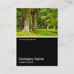 Cartão De Visita Meia e meia foto 080 - Árvores no Parque, Petróleo