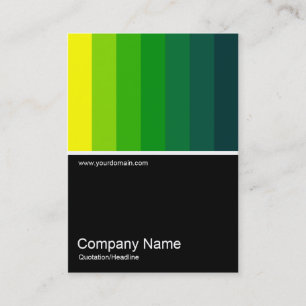 Cartão De Visita Meia Foto 0115 - Amarelo a Escuro Verde