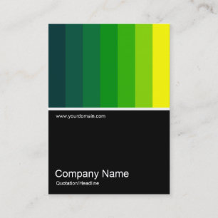 Cartão De Visita Meia &Foto 0116 - Verde escuro a amarelo